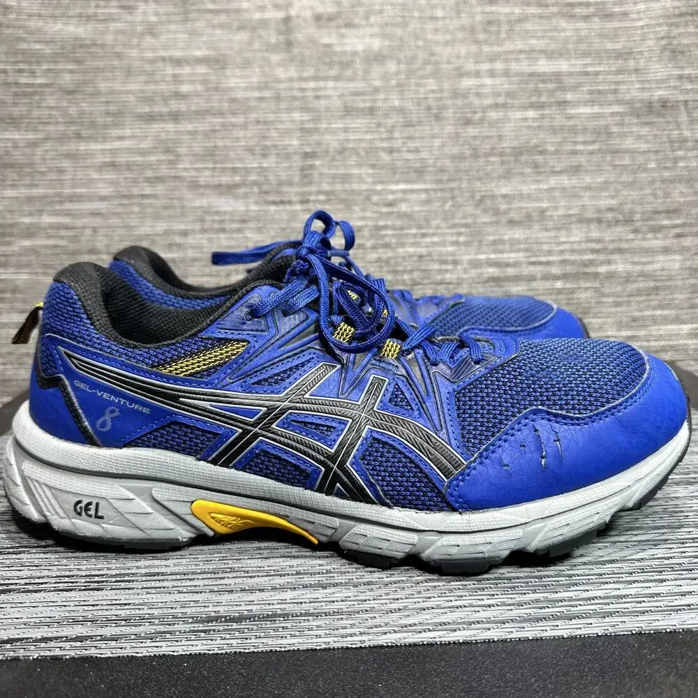 Asics Mens Gel Venture 8 Blue Running Shoes 1011A826 - Men's 9.5 Extra Wide